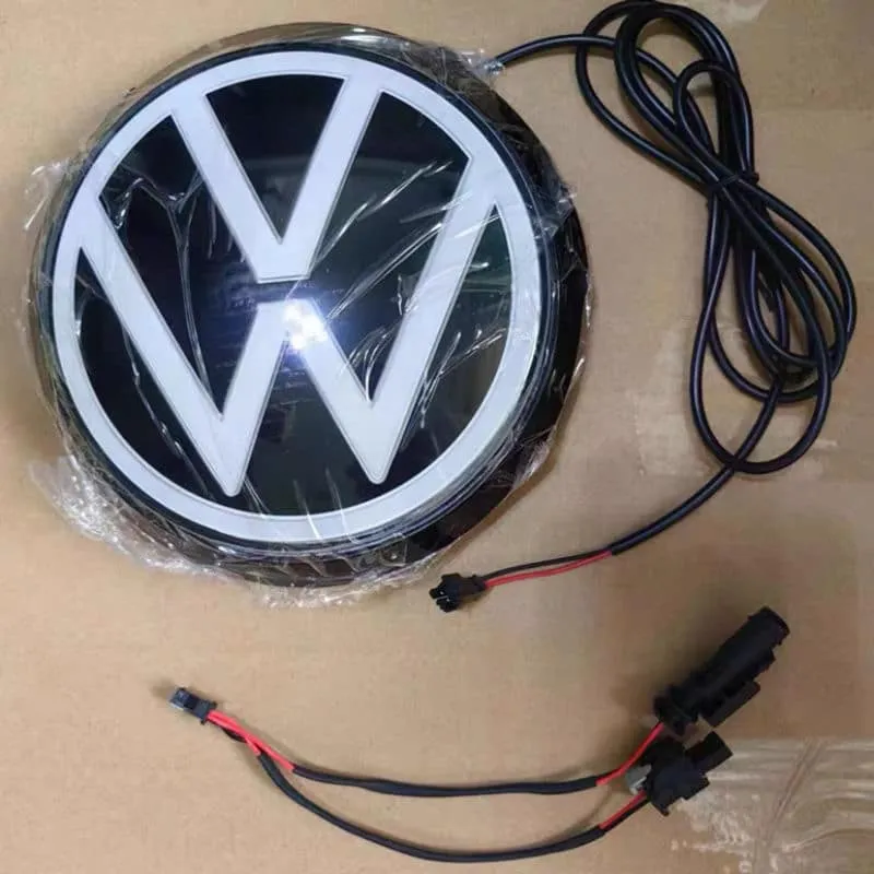Logo Lumineux Dynamique VW Golf MK5 LED 120mm Calandre