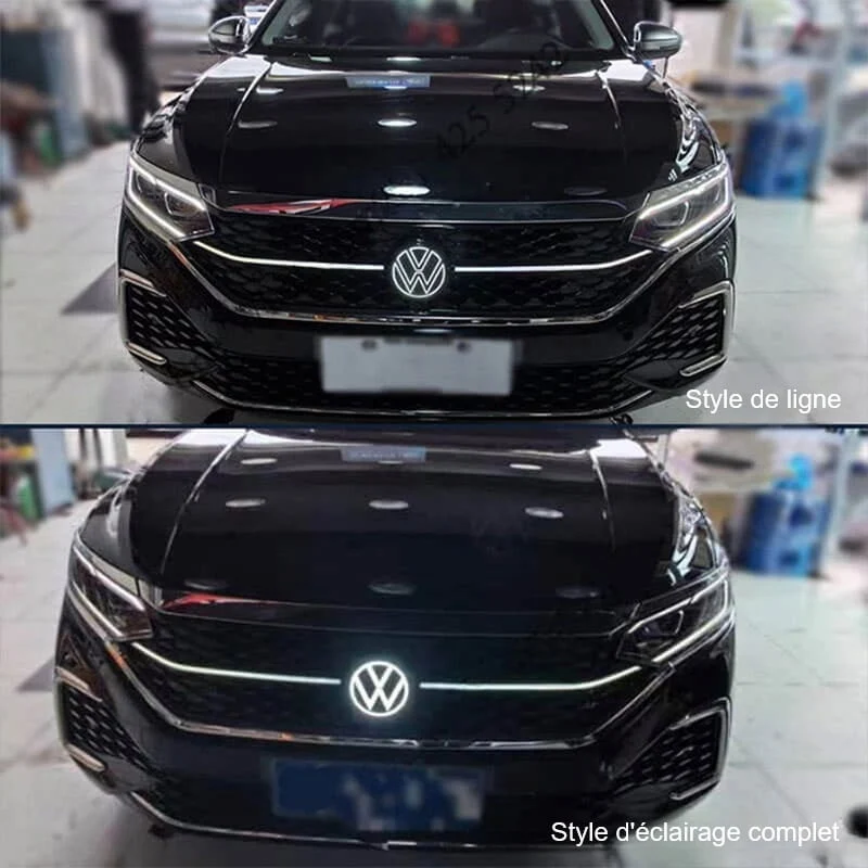 Emblème VW Taos Lumineux LED Calandre 2022-2025 Étanche