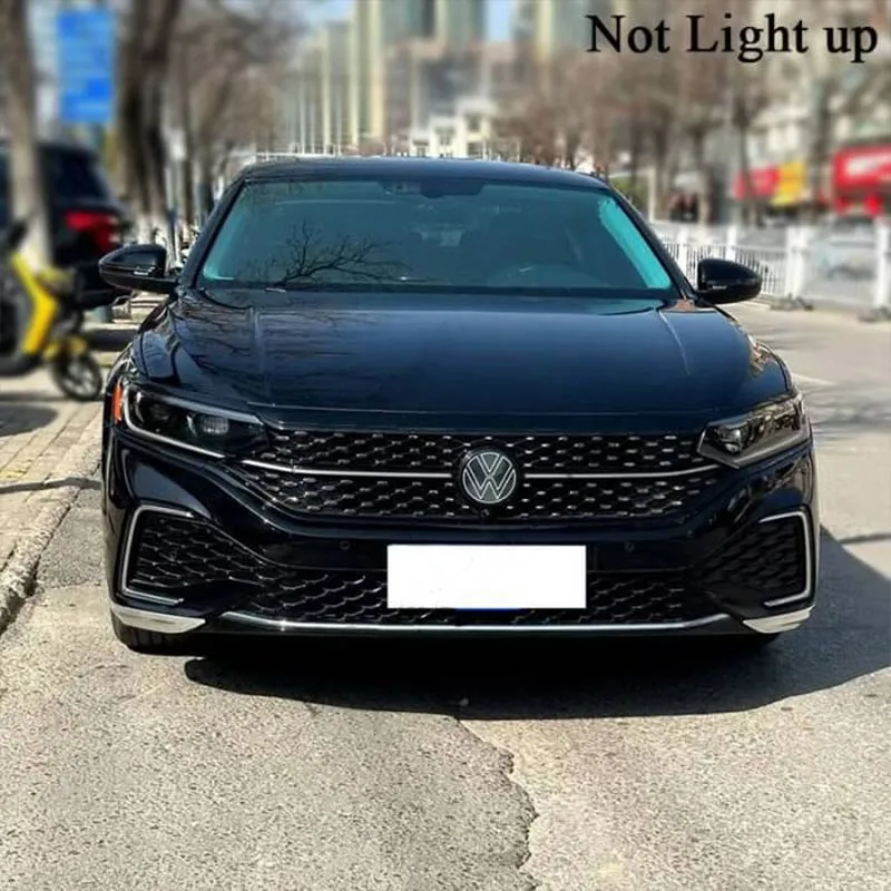 Emblème Lumineux Volkswagen 137mm Calandre LED Compatible VW