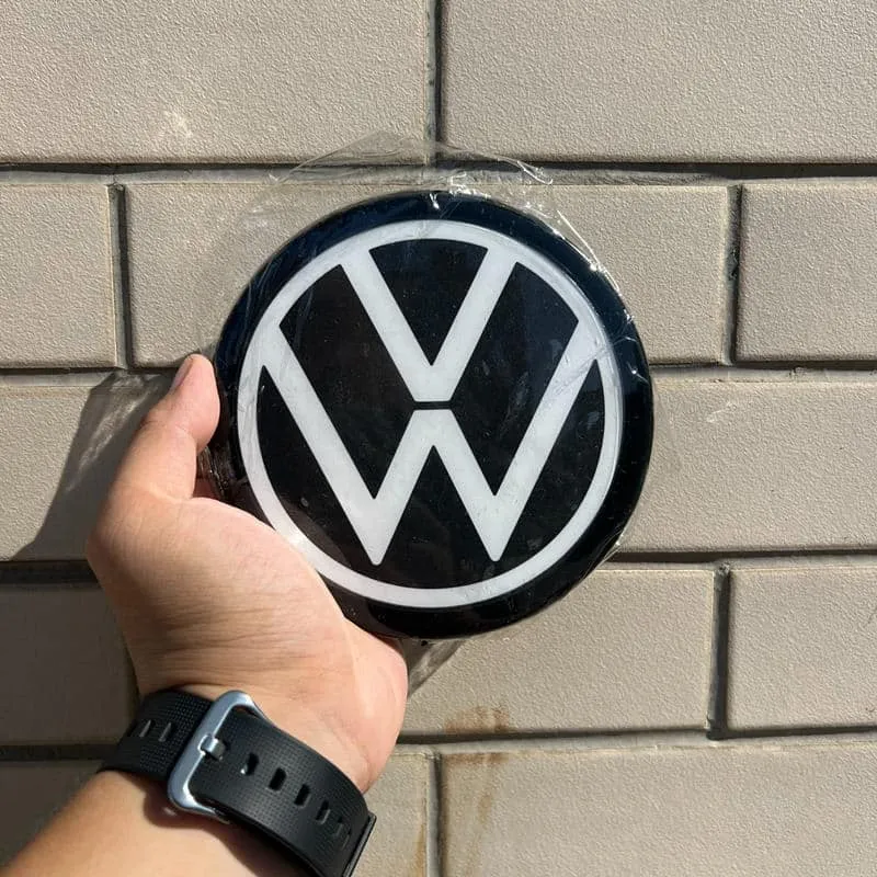 Emblème Lumineux Volkswagen 137mm Calandre LED Compatible VW