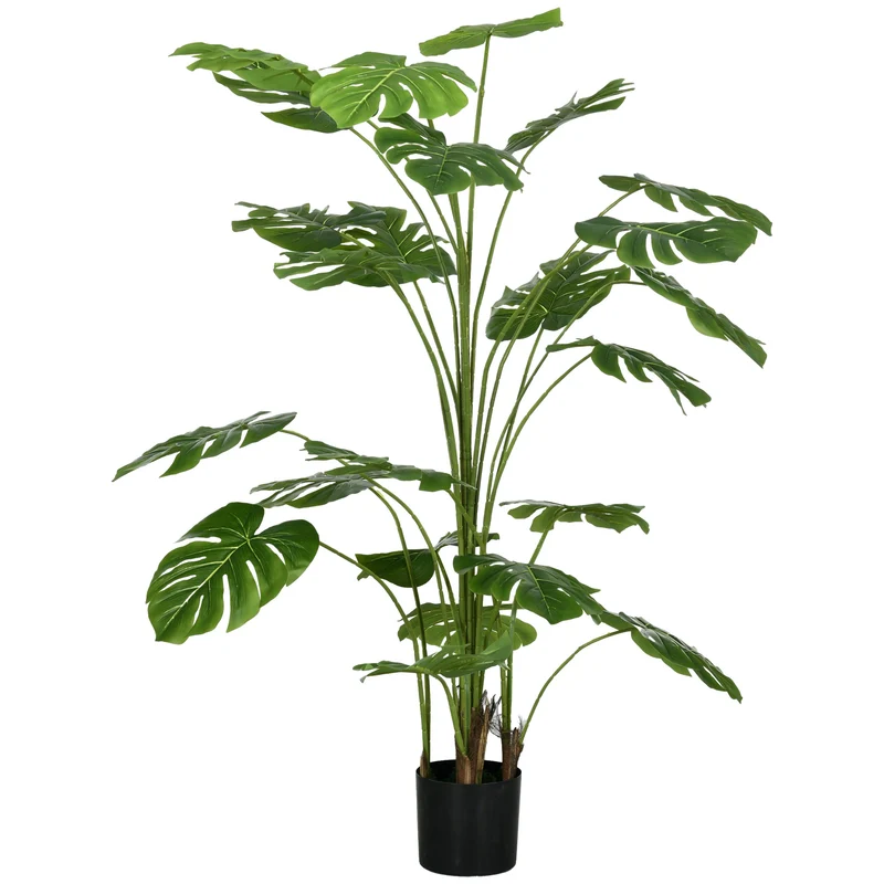 Plante artificielle arbre décoratif salon bureau 40 x 40 x 180 cm réaliste faible entretien style scandinave en PP vert 21_0001314
