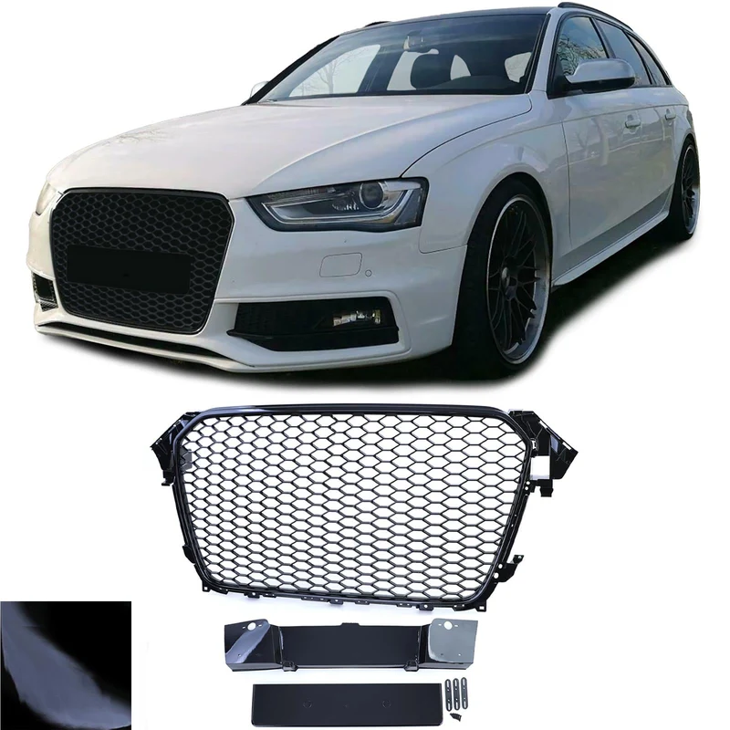 Calandre nid d'abeille noire RS4 Audi A4 B8 2007-2015