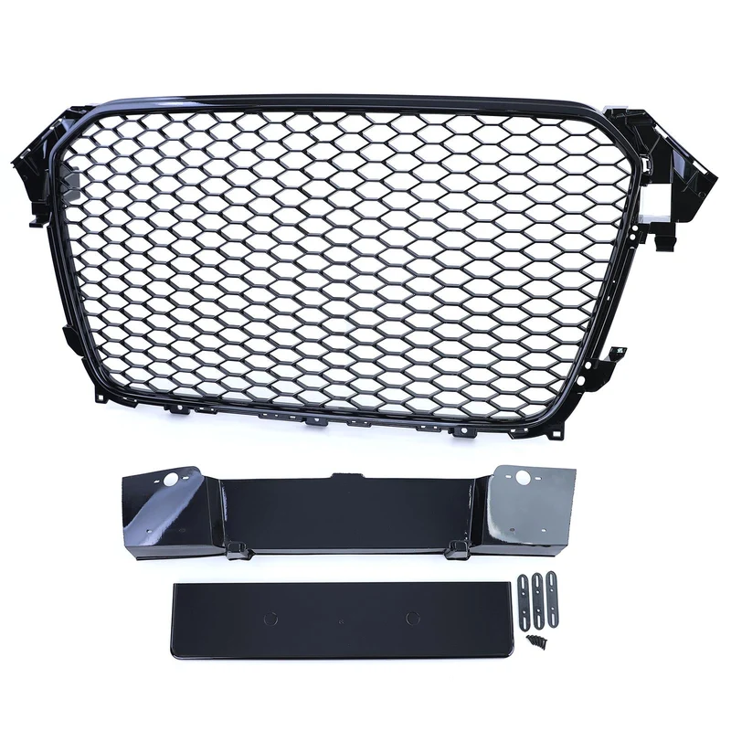 Calandre nid d'abeille noire RS4 Audi A4 B8 2007-2015