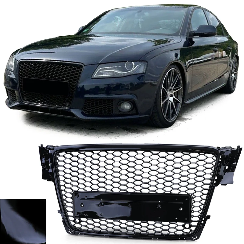 Calandre nid d'abeille noire RS4 Audi A4 B8 2007-2015