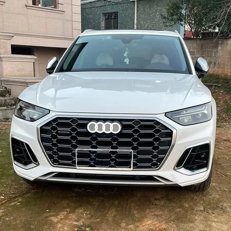 Logo Lumineux Audi Q5 LED Calandre 2013-2024 Noir Argent