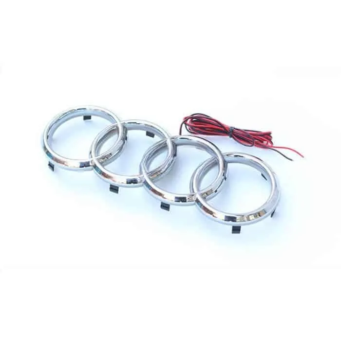 Logo Lumineux Audi RS5 LED Calandre Dynamique Noir Argent