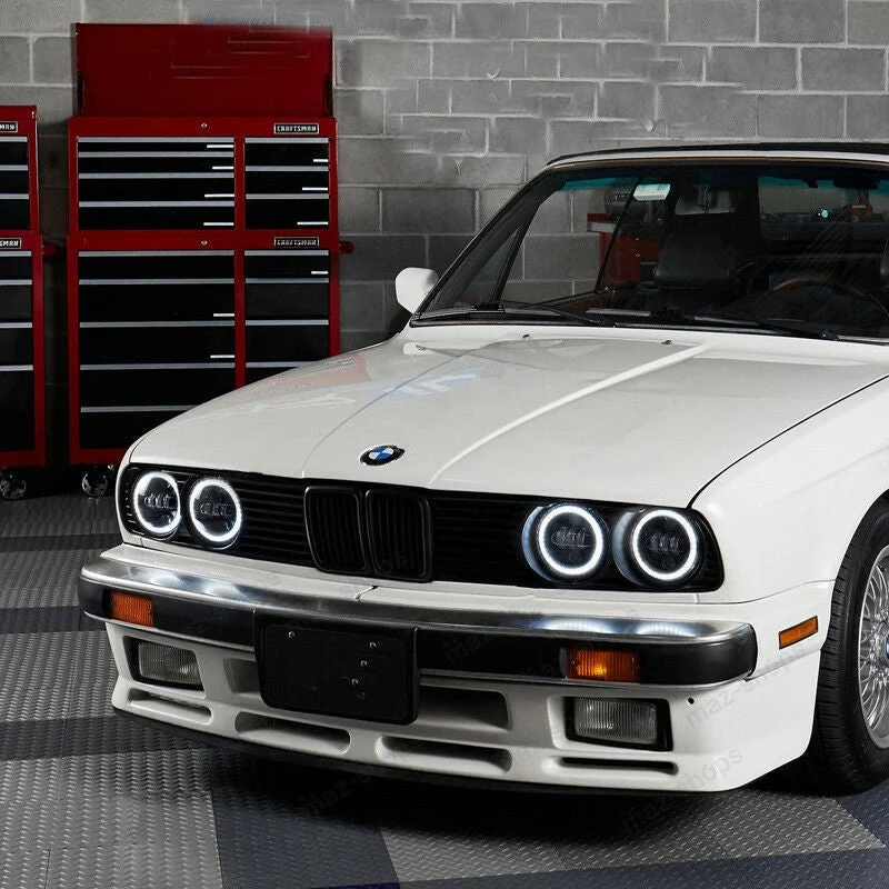 Anneaux Angel Eyes LED BMW Série 3 E30 1982-1994