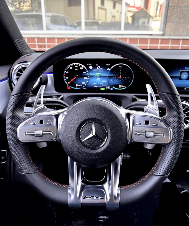 Palettes volant aluminium Mercedes Classe C W205