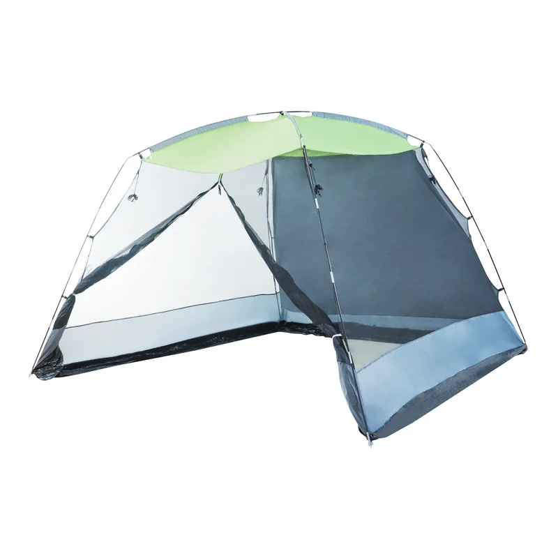 Tonnelle de jardin 305 x 305 x 213 cm gris / vert clair 03_0011128