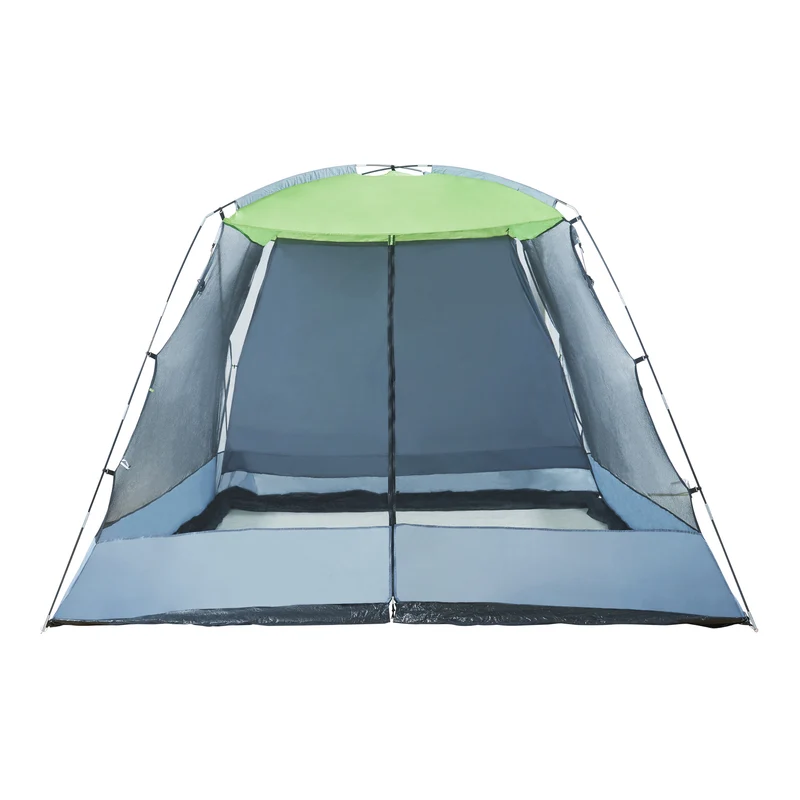 Tonnelle de jardin 305 x 305 x 213 cm gris / vert clair 03_0011128