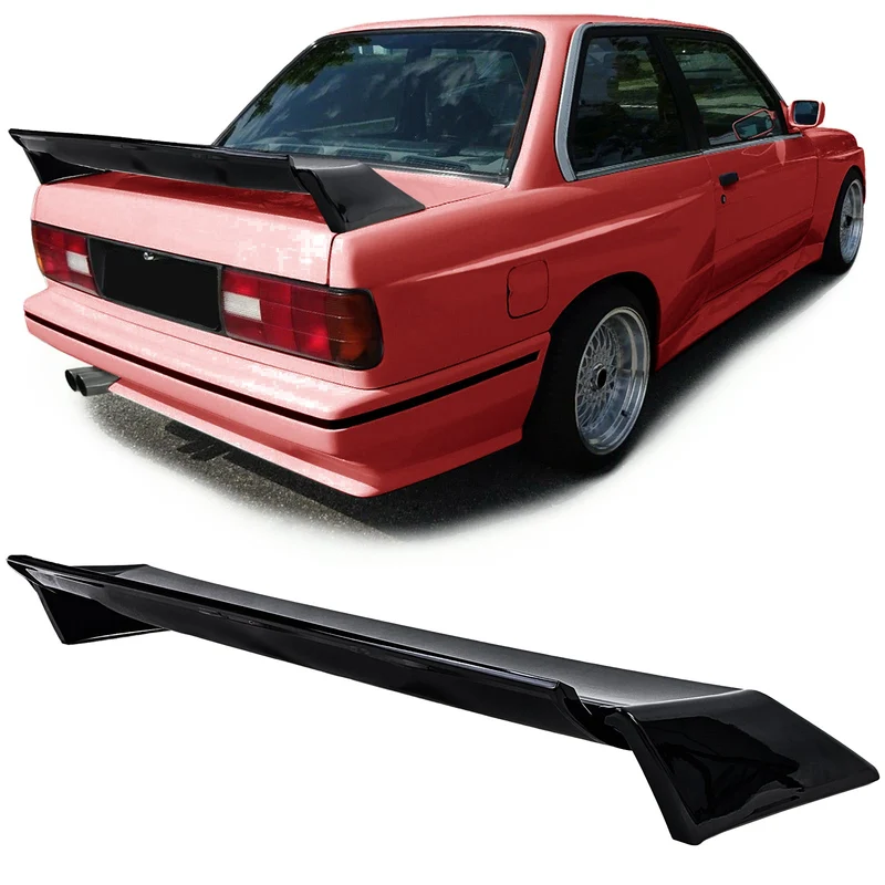 Aileron coffre M3 EVO DTM noir brillant BMW E30 1983-1994