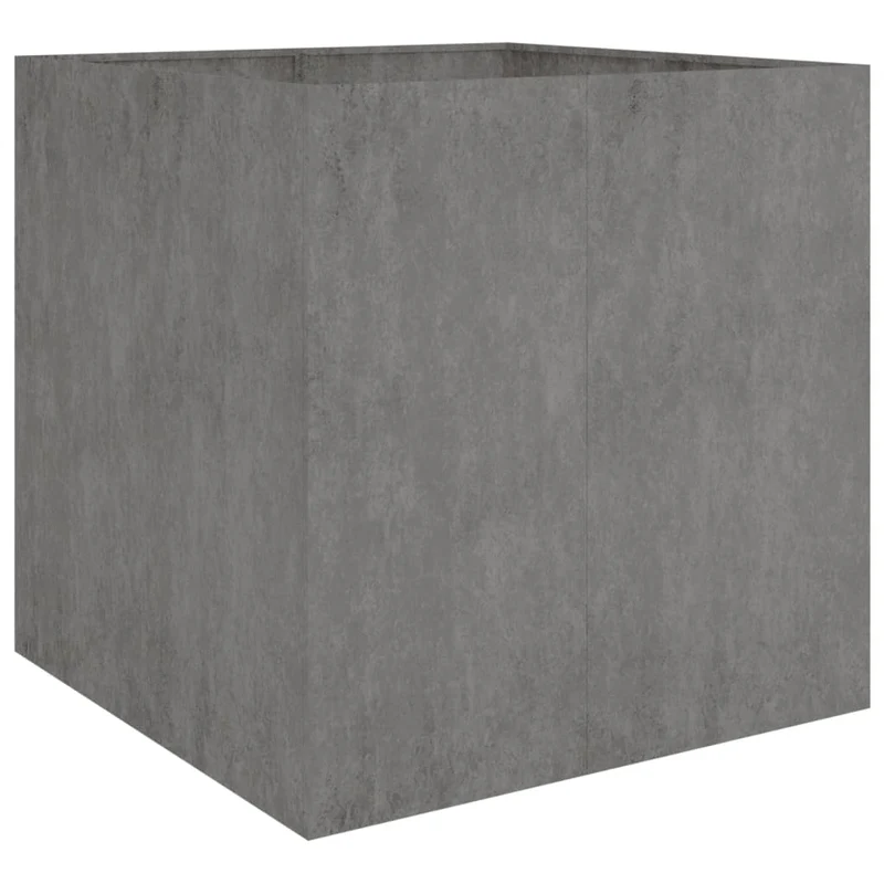 Jardinière bac lit surélevé plantes fleurs terrasse jardin 80 x 80 x 80 cm acier corten marron 02_0037930
