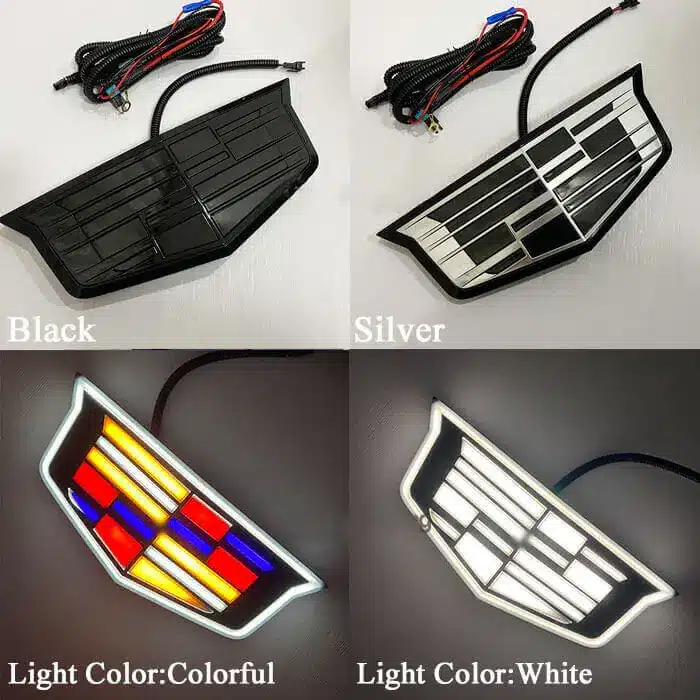 Emblème LED Cadillac Escalade Étanche Calandre