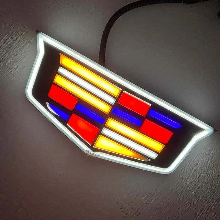 Emblème LED Cadillac Escalade Étanche Calandre