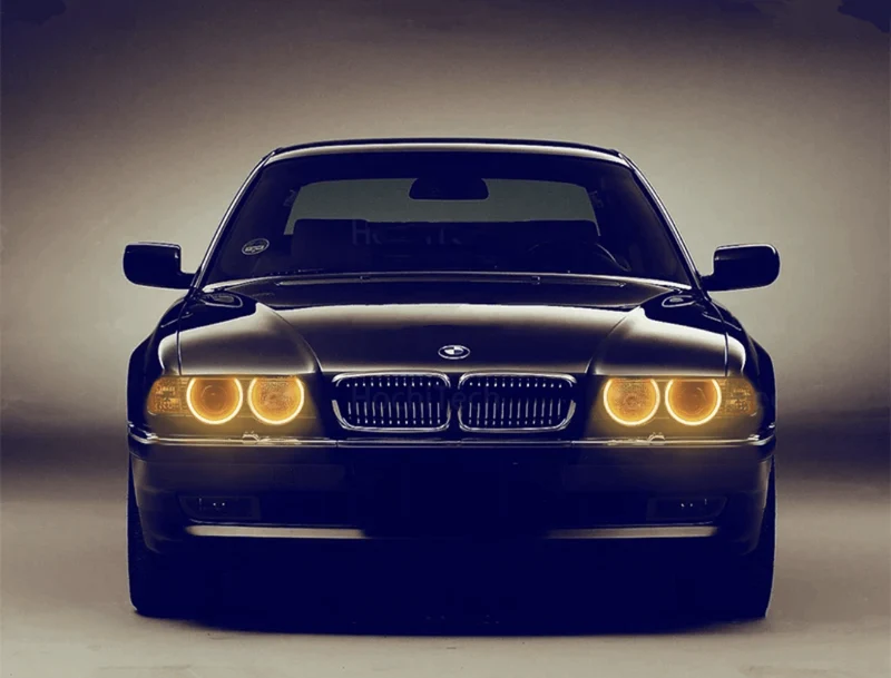 Phares LED Angel Eyes BMW Série 7 E38