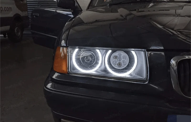 Phares LED Angel Eyes BMW Série 3 E36