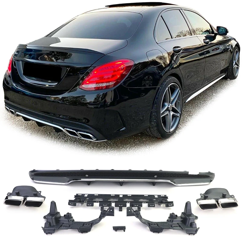 Diffuseur arrière Mercedes Classe C W205 type AMG