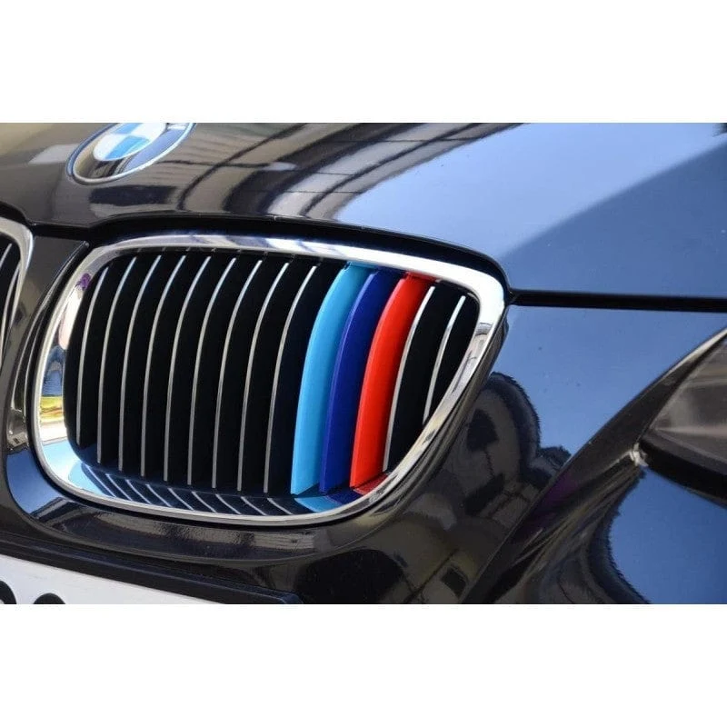 Bandes calandre BMW Motorsport tricolore