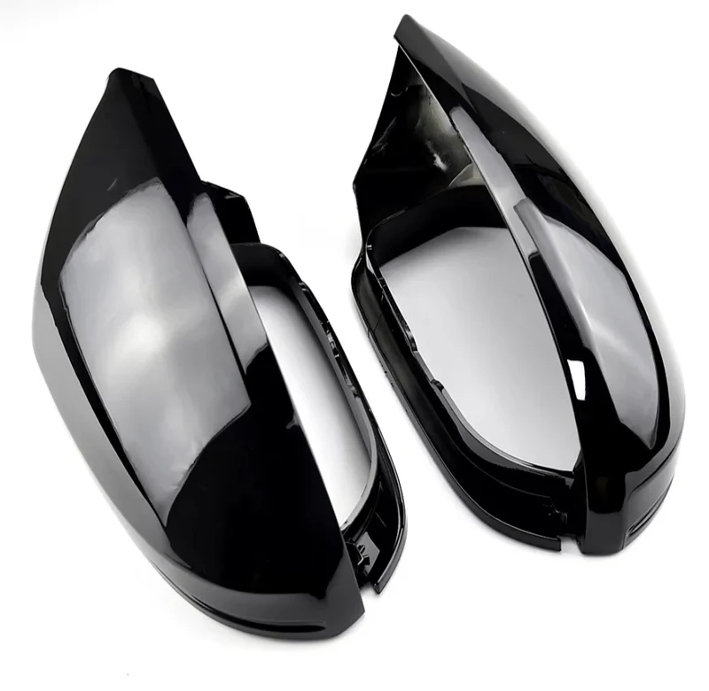 Coques rétroviseurs Audi A6 C7 noir brillant