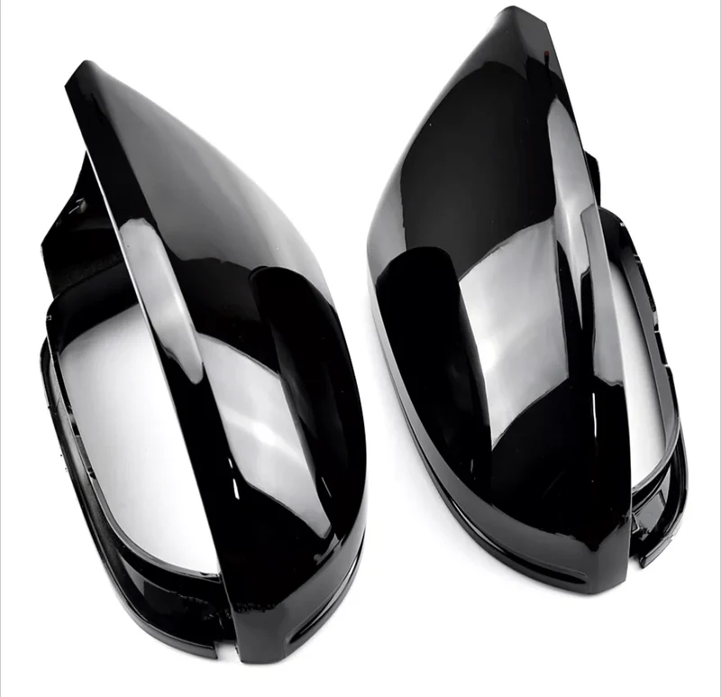 Coques rétroviseurs Audi A6 C7 noir brillant