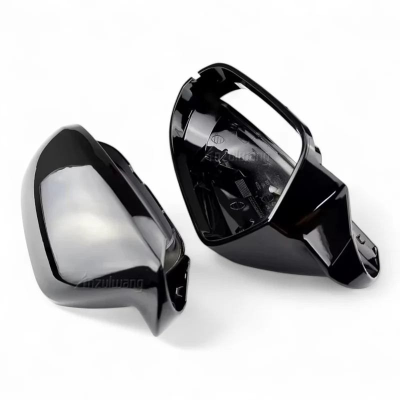 Coques rétroviseurs Audi A6 C7 noir brillant