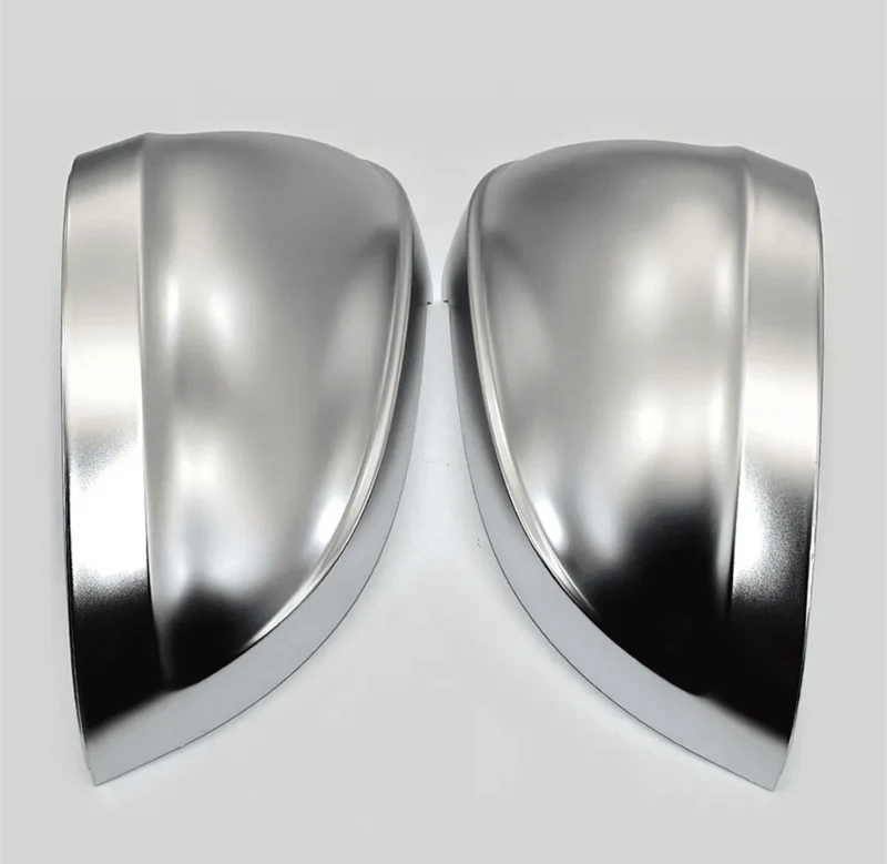 Coques rétroviseurs Audi A4 B9 chrome argent mat