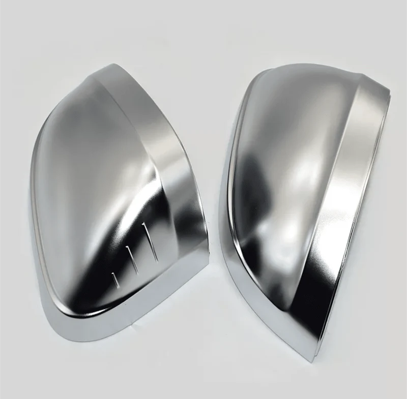 Coques rétroviseurs Audi A4 B9 chrome argent mat