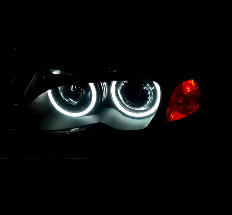 Phares Angel Eyes LED BMW Série 3 E46