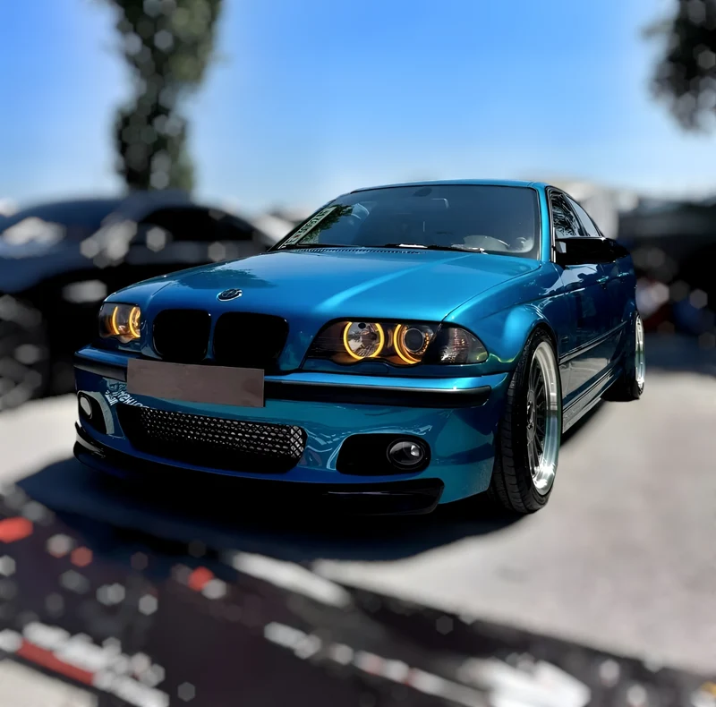 Phares Angel Eyes LED BMW Série 3 E46