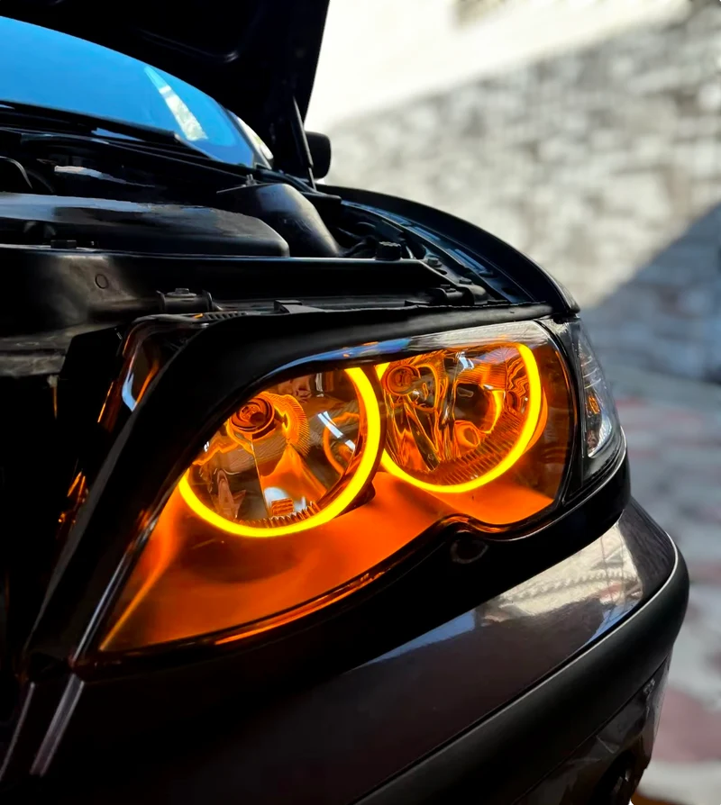 Phares Angel Eyes LED BMW Série 3 E46