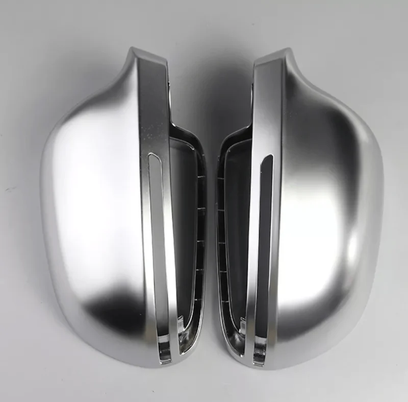 Coques rétroviseurs Audi A5 B8 chrome argent mat
