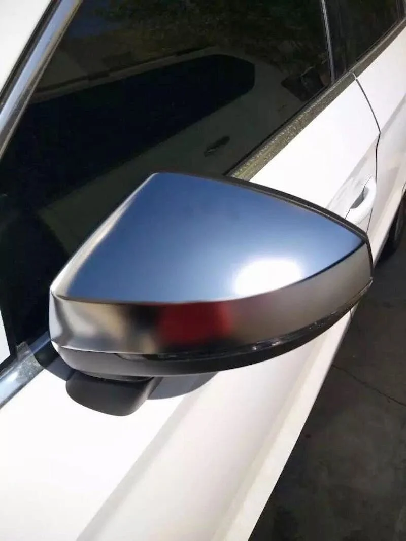 Coques rétroviseurs Audi A3 8V chrome argent mat