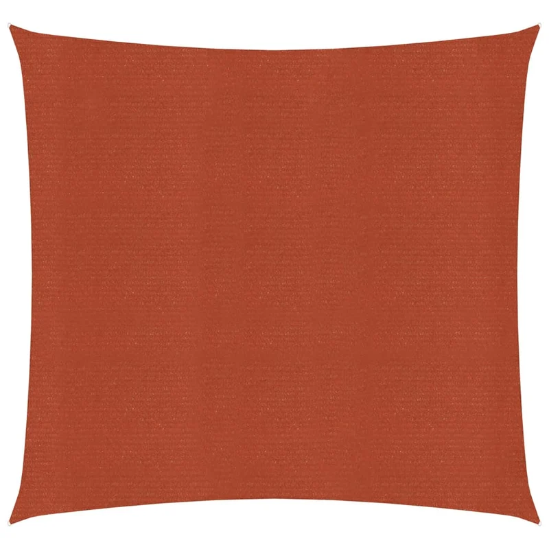 Voile d'ombrage 160 g/m² terre cuite 7 x 7 m PEHD 02_0009358