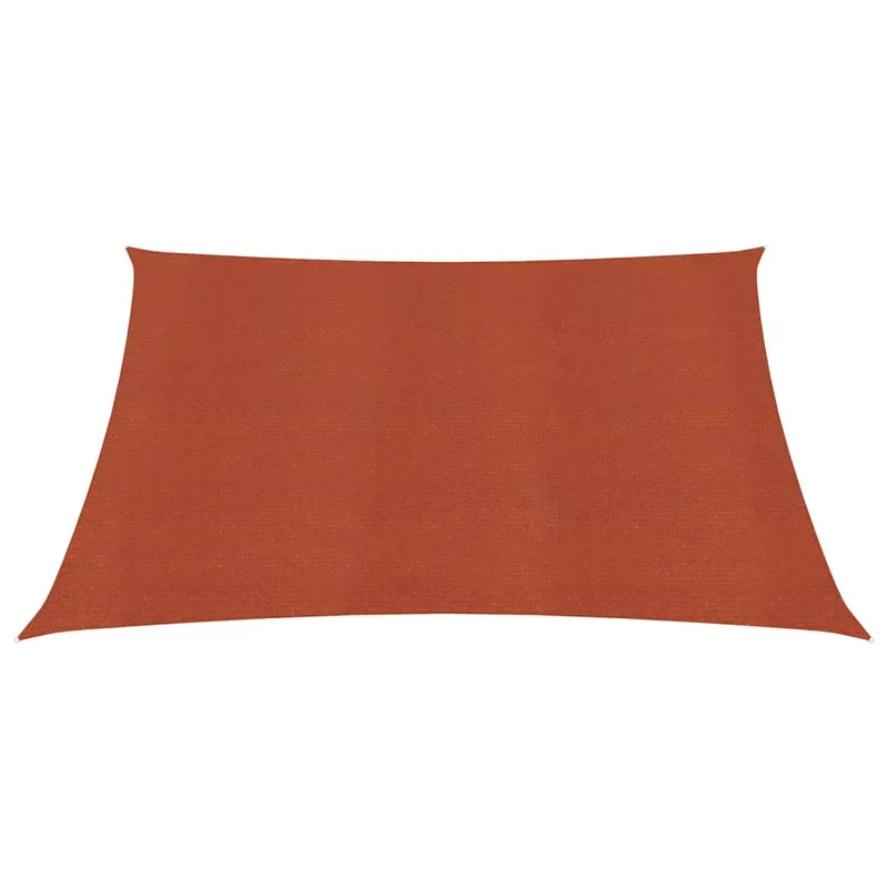 Voile d'ombrage 160 g/m² terre cuite 7 x 7 m PEHD 02_0009358