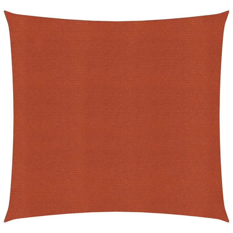 Voile d'ombrage 160 g/m² terre cuite 6 x 6 m PEHD 02_0009357