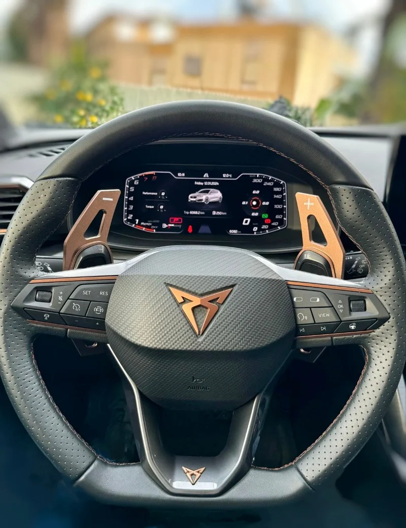 Palettes au volant aluminium Cupra Formentor 2020-2025 Performance