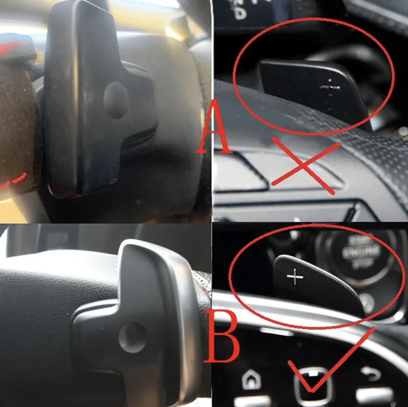 Palettes volant aluminium Mercedes 2014-2019