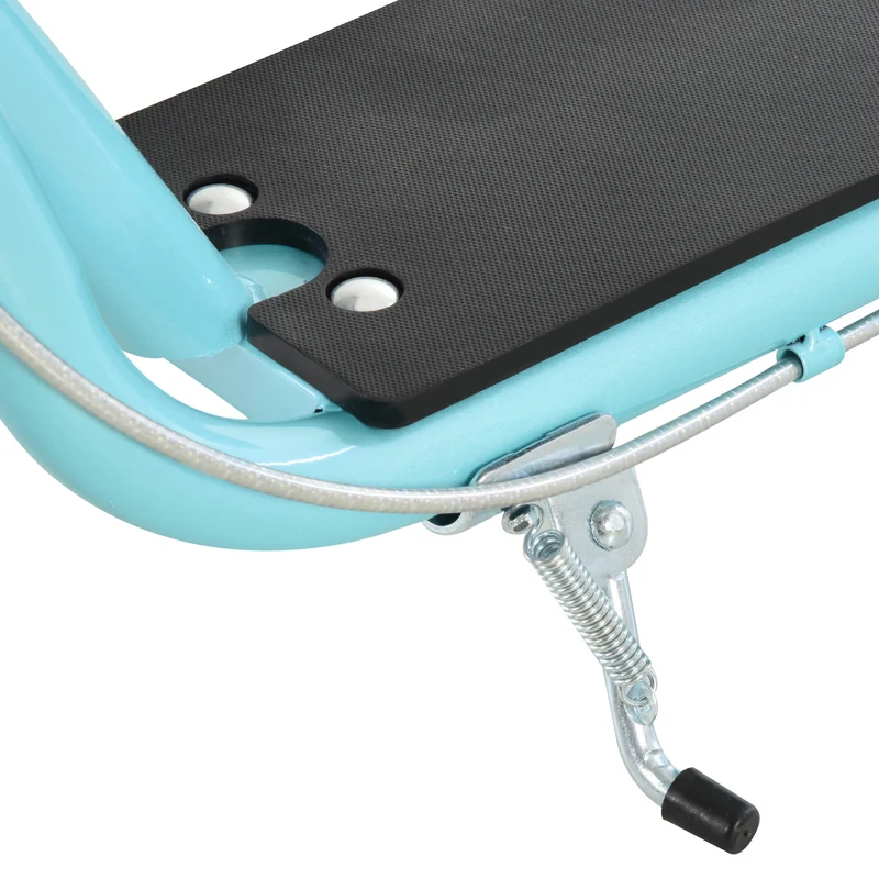 Trottinette pour enfants et grands 135 x 58 x 94 cm pneus gonflables guidon réglable moderne tendance en acier bleu ciel 21_0000669