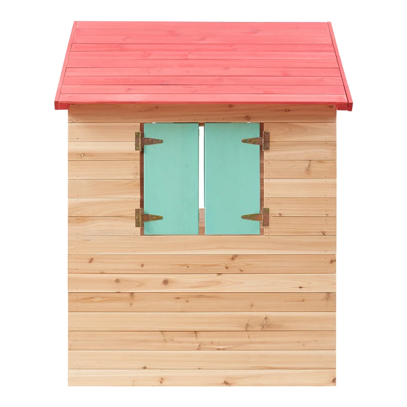 Cabane de jeu d'extérieur 130 x 115 x 101 cm bois de sapin 03_0009086