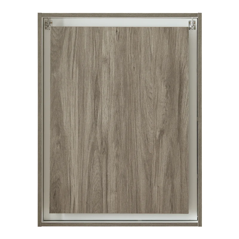 Bureau table poste de travail mural pliant 72 x 77 x 59 cm blanc effet bois 03_0009060