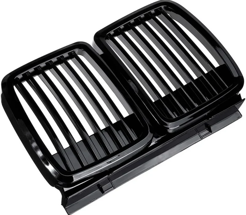 Calandre BMW Série 3 E30 noir brillant