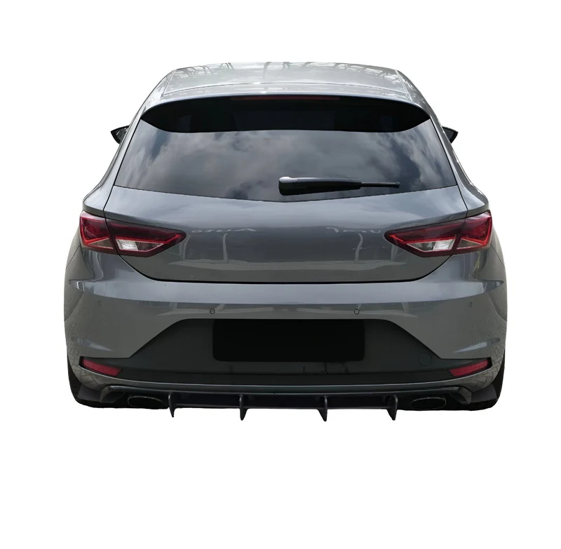 Diffuseur arrière Seat Leon Cupra 5F 2012-2020 noir brillant