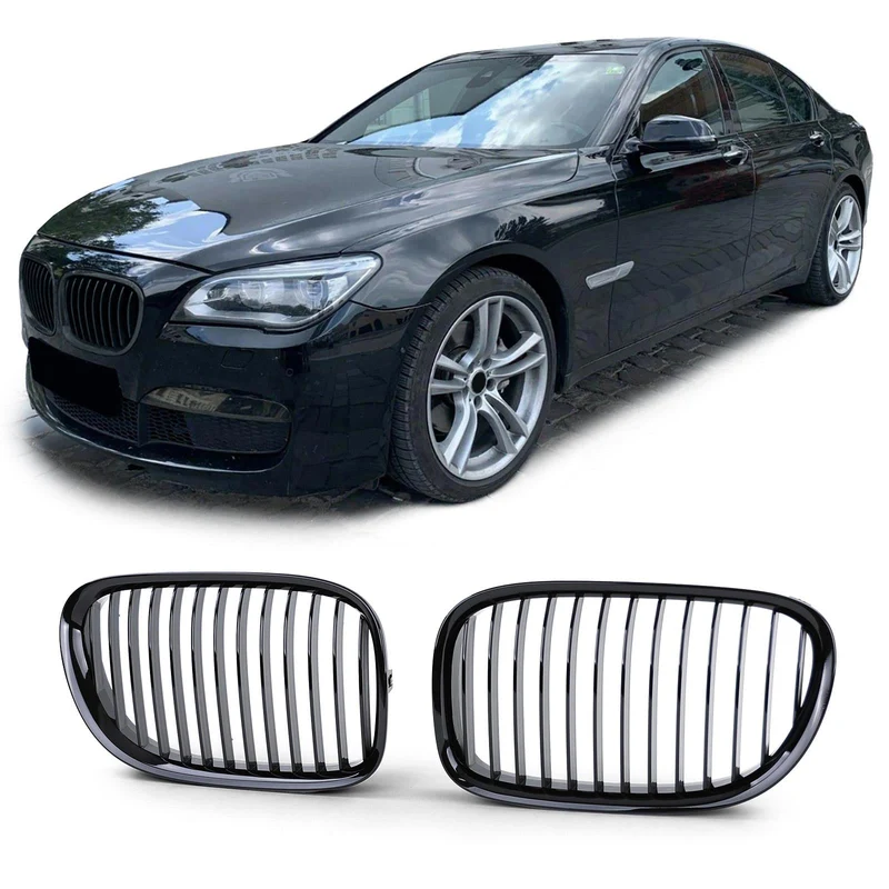Calandre BMW Série 7 F01 noir brillant