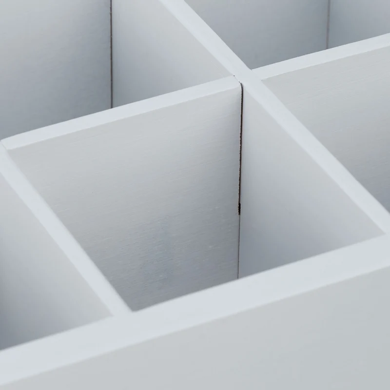 Boîte à thé avec 8 compartiments design pratique rangement 30 x 20 x 10 cm en bambou naturel 13_0014341