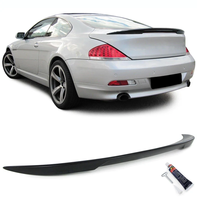 Aileron coffre M Performance noir brillant BMW Série 6 E63 E64 2003-2010