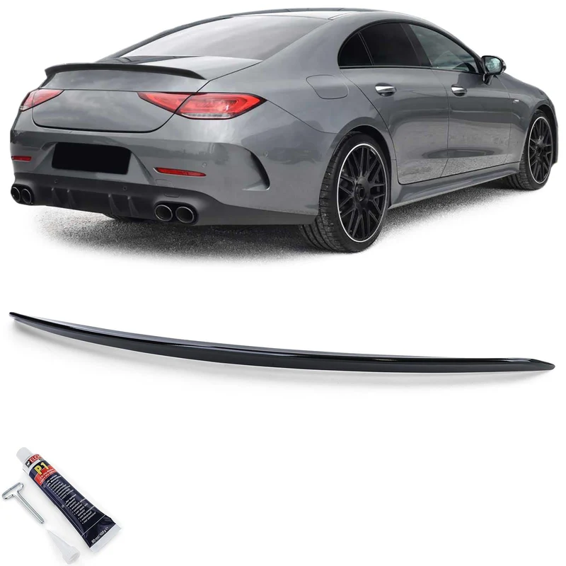 Aileron coffre Mercedes CLS C257 2017-2024 noir brillant