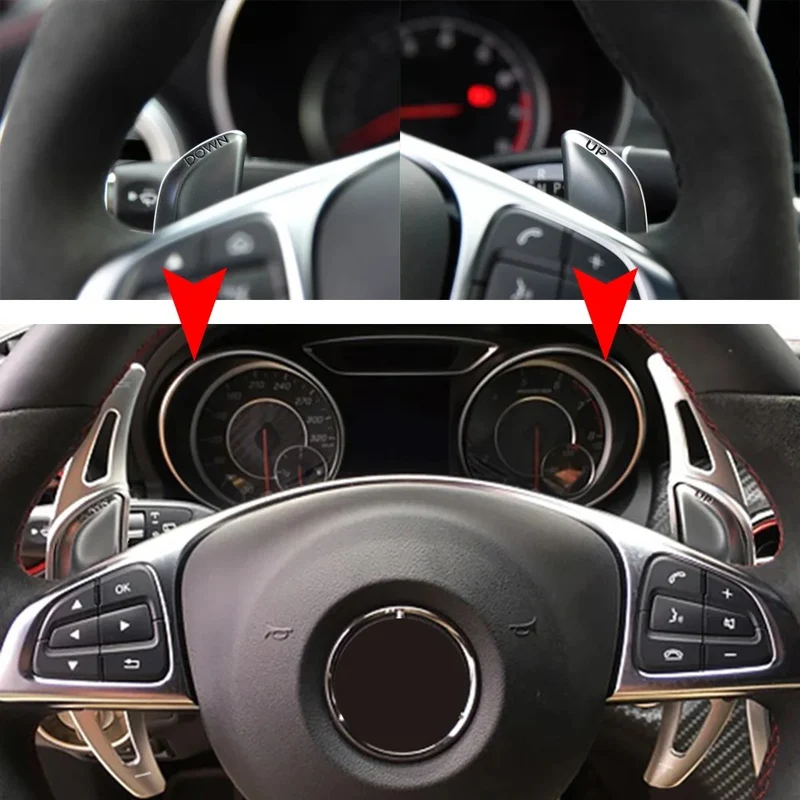 Extension palette au volant Carbone Mercedes Classe A45S W177