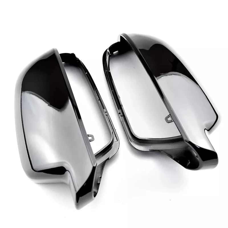 Coques rétroviseurs Audi A4 B8 noir brillant