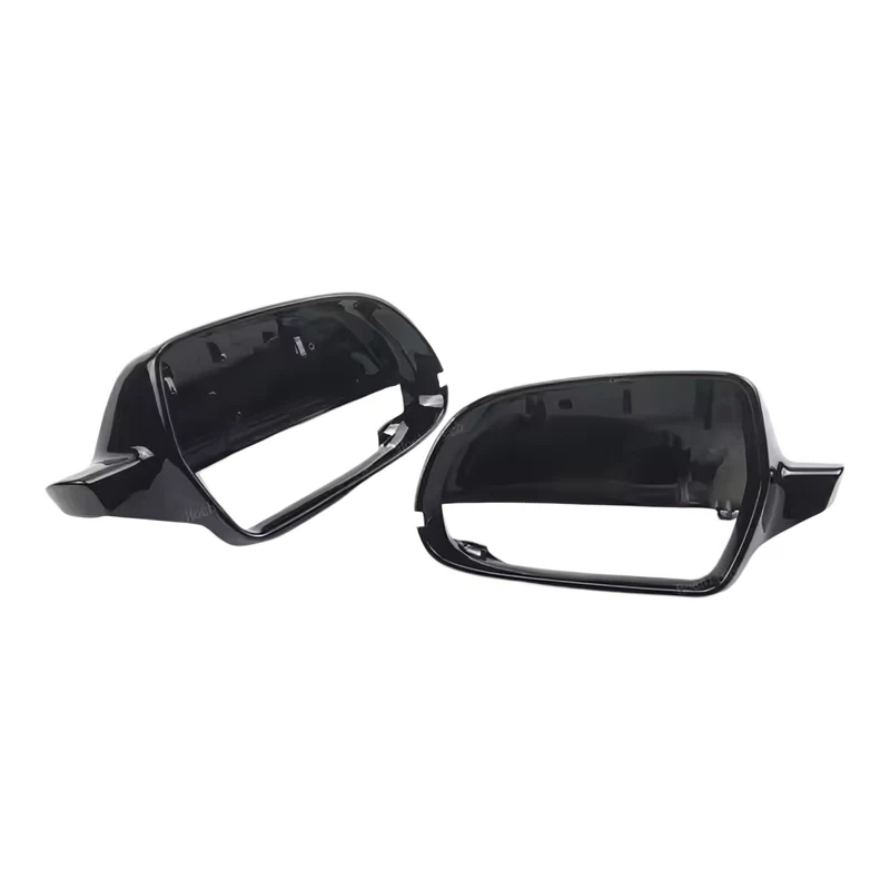 Coques rétroviseurs Audi A4 B8 noir brillant