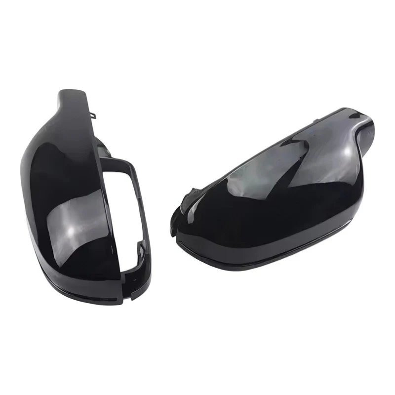 Coques rétroviseurs Audi A4 B8 noir brillant